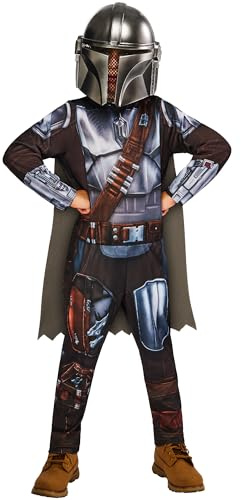 Rubies Official Disney Star Wars The Mandalorian Classic Child Costume, Kids Fancy Dress