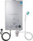 Furvveerr 6L Calentador de Agua a Gas Propano LPG Calentador de Agua a Gas Butano 12KW Calentador de Agua de Gas Licuado de Petróleo sin Tanque,para Baño/Cocina/Autocaravana/Camping,etc.