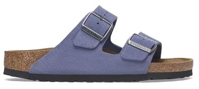 Birkenstock Sandalo Arizona in camoscio Viola 37