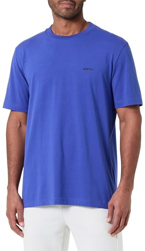 BOSS Men's T-Shirt, Medium Blue, XL