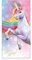 Herding Velourstuch Unicorn Academy, 75 x 150 cm, Handtuch aus 100% Baumwolle, Velours