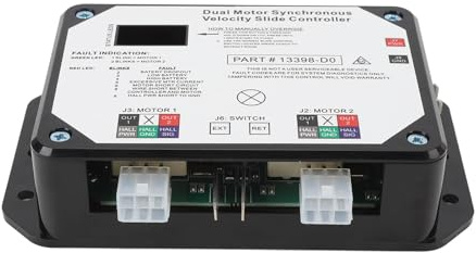 13398-DO Dual Synchronous Velocity Slide Controller, Replacement for Various In-Wall Slide-Outs, Upgraded Controller Compatible with Lippert In-Wall Slide-Out on RV, Dual Motor