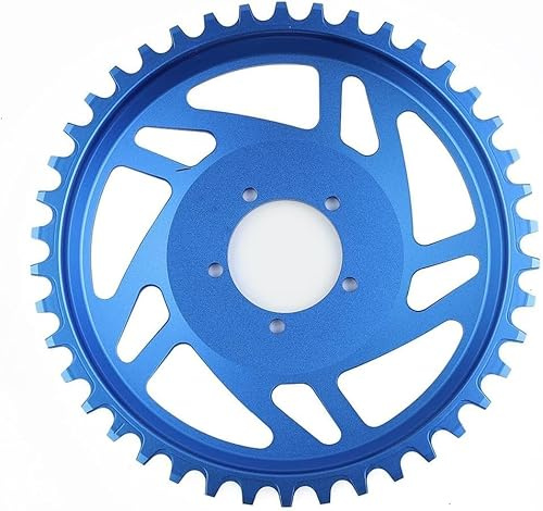 StarRing Elektrofahrrad 42T Kettenblatt, Ersatz-Kettenblatt aus Aluminiumlegierung für Bafang, achteckig, für E-Bike-BBSHD Motor, E-Bike Ersatzteile (blau)
