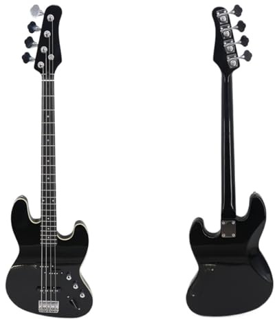 Guitare basse électrique 5 cordes, micro JB, corps en acajou, manche en érable, guitare basse électrique pour débutants, pour les amateurs de musique (violet)