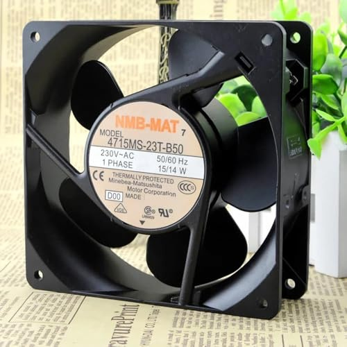 YUNHUOZ Für NMB für Gebläse 4715MS-23T-B50-A00 12038 230 V 12 cm 120 x 38 mm AC-Industrie-Axiallüfter