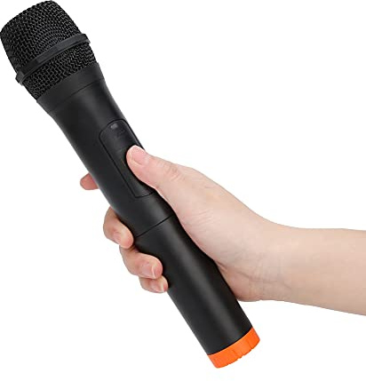 Solinder VHF Wireless Microphone, USB Receiver, Anti Interference, Portable and Lightweight for Singing and Speech with Microphone Interface, Suitable for Devices with USB Port