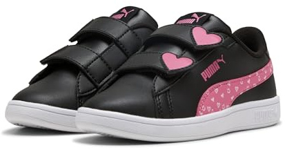 PUMA Mädchen Smash 3.0 Hearty Sneakers 27.5, Black Magic Rose Pink