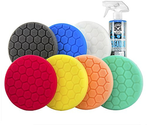 Chemical Guys BUF_HEXKITS_8 Hex-Logic Buffing Pad Kit, 6.5, 8 Items