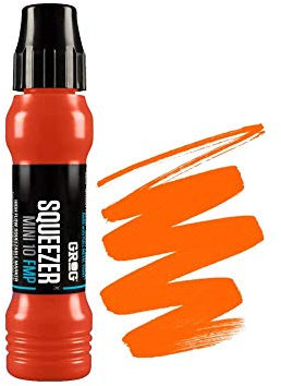 Graff-City Grog 10 Mini Markierstift, Textmarker, nachfüllbar, 10 mm Neon Orange - FMP-14