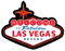 1art1 Las Vegas Logo Las Vegas Poster-Sticker Tattoo Aufkleber 9x9 cm