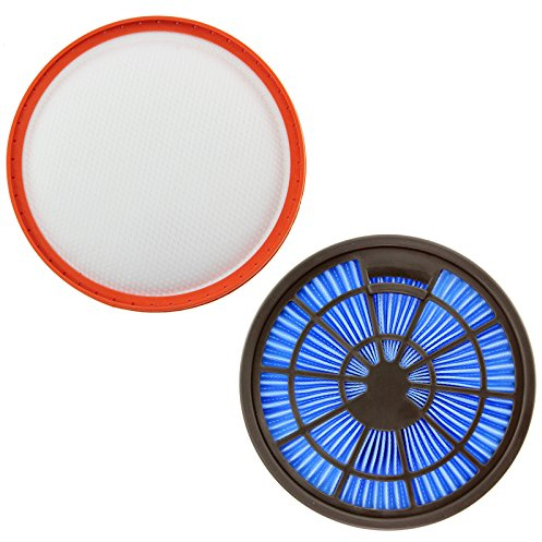 SPARES2GO Type 65 H12 HEPA Motor Filter Kit for VAX Zoom Bagless Pet C87-ZM-B C87-ZM-P Vacuum Cleaners