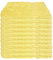 Julie julsen Lot de 10 gants de toilette 15 x 21 cm Disponible en 23 Couleurs doux et absorbant 500 gsm certifié Öko-Tex, Coton, Citrone, 15 cm x 21 cm