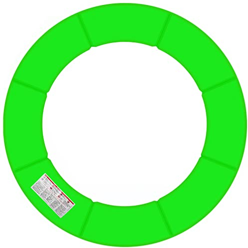 Baunsal® Trampolin Randabdeckung Ø 487 cm mit 32 cm breite in hellgrün und 20 mm dick uv-beständig reißfest Trampolin Ersatzteile Trampolin Rahmenpolsterung Schutzrand für das Trampolin Outdoor