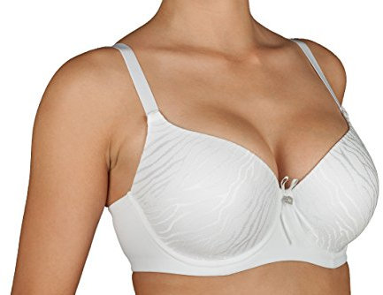 SELENE Reggiseno Donna Imbottito con Coppa Morbida e Ferretto Coppa Art. Norma (4, Bianco)