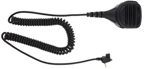 perfk Funkgeräte Lautsprecher mikrofon, Walkie-Talkie-Handlautsprecher-Mikrofon, 3,5-mm-Schultermikrofon für MTP850 MTP830 XPR-7380 XPR, Ergonomisches