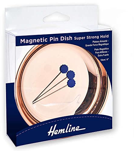 Hemline Magnetischer Pin-Schale, 10 cm, Roségold