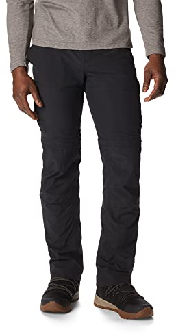 Columbia Hombre Pantalón de Senderismo Convertible, Silver Ridge II
