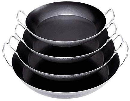 DE BUYER COUPE SPECIALE PAELLA TOLE BLEUE 2 A.Ø28
