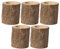 PRETYZOOM 5 Stück Holz Kerzenhalter Dekorativer Teelichthalter Baumstumpf Kerzenständer Vintage Serviettenringe Rustikale Tischdeko Sukkulenten Blumentopf für Hochzeit Landhaus Ornament