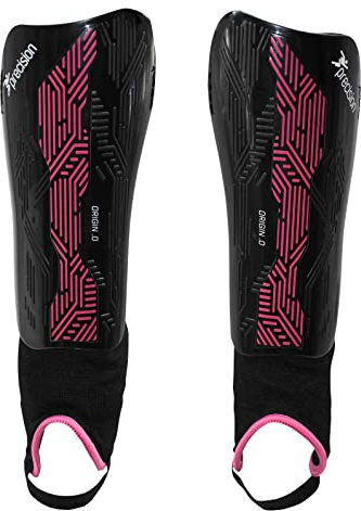 Precision Origin.0 Protège-Tibias et Chevilles Noir/Rose