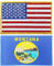 stidsds 2 Stück amerikanische US-Montana-Flagge Patch USA Montana State Flaggen bestickte Patches USA Flaggen Militär Taktischer Aufnäher für Kleidung Hut Rucksäcke Stolz Dekorationen