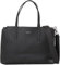 Calvin Klein Damen Tote Bag Tasche Medium Groß mit Reißverschluss, Schwarz (Ck Black), Einheitsgröße