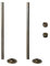 Milano Brass 15mm Heated Towel Rail Radiator Pipe Connector Kit