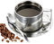 Kaffeetassen Set Edelstahl Kaffeetassen-Set, 200 ml doppelwandig Kaffeetassen mit Löffel und Untertasse, Espressotassen Isolierbecher für Kaffee, Latte, Tee, Milch, Tee und Kaffee Geschenkset (Silber)