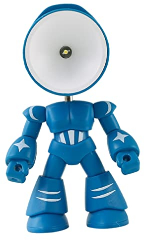 Yardenfun Nachtlampe Für Schlafzimmer Roboterform Arbeitszimmer Nacht Und Mädchen Nachttischlampe Drehbar