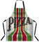BGBDEIA Retro-Pizza-Schürze für Damen und Herren, verstellbare Schürze, Kochschürze für Zuhause, Küche, Backen, Gartenarbeit, Grillen, Kaffeehaus, Restaurant, Retro-Pizza, 27 X 31 Inch