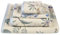 Pip Studio 3er Set Gästehandtuch Secret Garden Farbe White-Blue Größe 30x50 cm