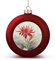 Weihnachtsbaumschmuck, orientalische Blumen, Weihnachtskugel-Dekorationsset, Weihnachtsbaumschmuck für Urlaubsdekoration