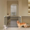 Stair Gates for Dogs,Dog Gate,Dog Gates Indoor,Dog Door Gate,Portable Pet Gate,Easy to Install,Suitable for Doorways,Corridors,Indoors (110 X 72 cm)