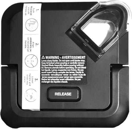 Ninja Blender Lid Replacement for Ninja Blender 72 oz Pitcher Locking Lid, Ninja Blender Top Lid Cover Part Compatible with BN750 BN750C BN751 BN751C BN800 BN800C BN801 (blender lid replacement)