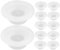 WATIIFUFU 12pcs Silicone Sealing Gaskets for Swing Cap Bottles Leak-Proof Replacement Seal for Home Brewing and Fermentation