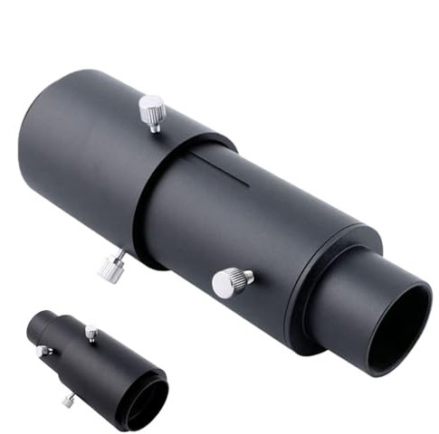 Adattatore fotocamera per telescopio – 1,25 pollici – Tubo telescopico portatile variabile | SLR professionale – Anello adattatore rimovibile per fotocamera – Adattatore per fotocamere SLR