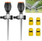 2PCS Rasensprenger, 360° Automatisch Rotierende Bewässerungssprinkler, Garten-Rasensprinkler Für Den Hof, Automatischer Sprinkler, Drehbarer Sprinkler Für Große Flächen