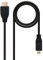 Brightium Cable Micro HDMI V1.4 (alta velocidad, HEC) A M-D M, 0.8 m, ideal para conectar dispositivos de audio y video.