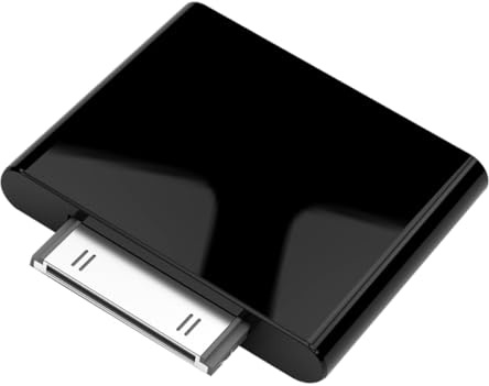 30-poliger Kabelloser Audio-Sender V2.0 für Smartphones | Schwarz, Kunststoff Metall Ausführung, kein Software Setup Nötig, A2dp und Avrcp Unterstützt