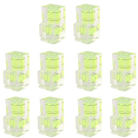 Uikdjgu 10 PCS Hot Shoe Bubble Level Camera Two Spirit Level for Digital and Film Camera