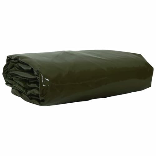 vidaXL Lona 650g / m² Verde Oliva 5 x 7 m Lona con Recubrimiento de PVC
