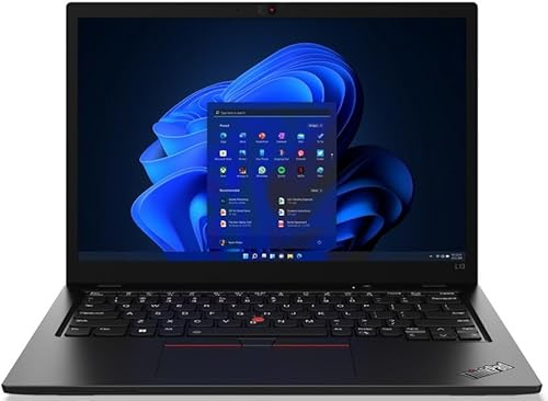 Lenovo ThinkPad L13 Gen 3, 13.3 FHD Touchscreen Laptop, Intel Core i5-1245U, 16GB RAM, 512GB SSD, QWERTY Keyboard, Windows 11 Pro (Renewed)