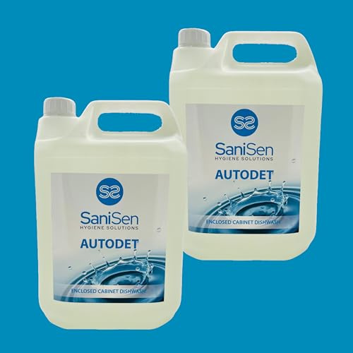 Automatic Dishwasher Detergent – Soft Water Formula (2 x 5 Litre) Deep Cleaning | Corrosion Protection | Low Foam