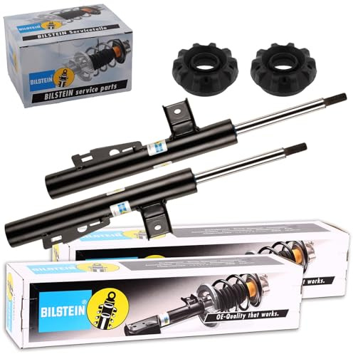 2x Bilstein B4 Stoßdämpfer + B1 Domlager vorne | 22-145697 + 12-251391 Kompatibel mit Fortwo Cabrio (451),Fortwo Coupe (451)