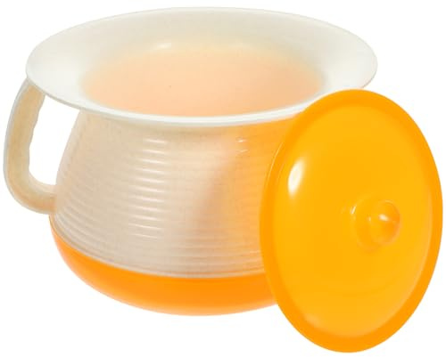 KAILIKETIY Pot à Urine Portable en Plastique Adultes Couvercle, Pratique et Facile à Nettoyer, Maison Voyages Couleur Aléatoire