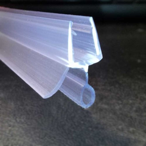 ECOSPA Rubber & Plastic/Shower Screen Seal Strip for 4-6mm Straight Glass Screens or Doors • Seals Gaps Between 6-11mm