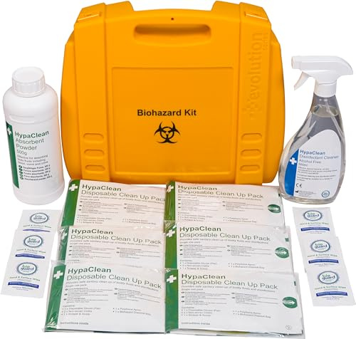 Safety First Aid HypaClean Body Fluid Disposal Kit, 6 Applications