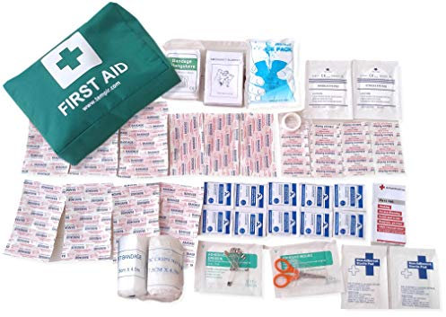 TempIR Kit di Pronto Soccorso per Borse di Sicurezza 94 Parti per Auto da Campeggio per La Casa, Lavoro di Sopravvivenza Approvato CE