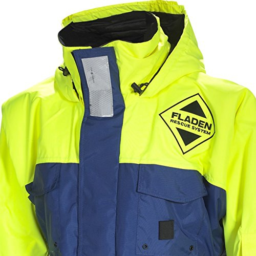 FLADEN RESCUE SYSTEM SCANDIA Flotation Jacket ISO 12402-5 Certified Marine Buoyancy Jacket with High Visibility Reflective Safety Features