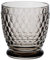 Villeroy und Boch Boston Coloured Trinkglas, 330 ml, Kristallglas, Klar/Grau